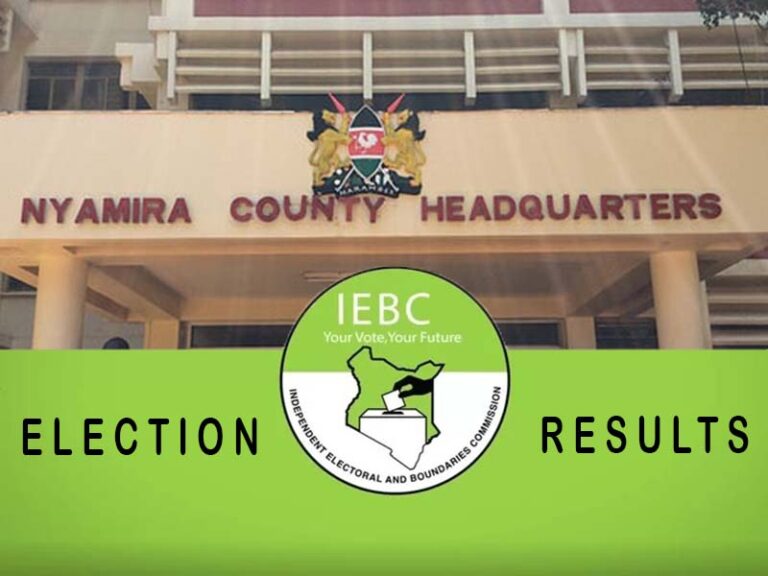 Nyamira County Election Results