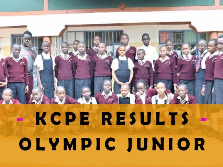 Olympic Junior KCPE Results