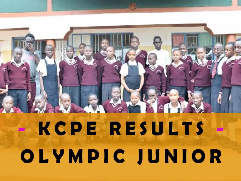 Olympic Junior KCPE Results