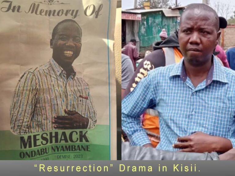 Resurrection Drama in Kisii