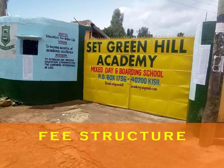 Set Green Hill Academy Fee Structure