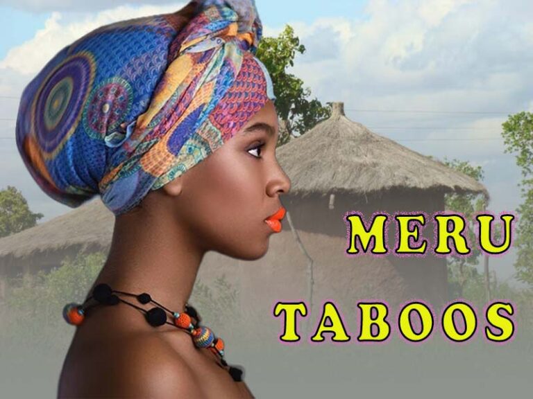 Top Taboos in Meru Community