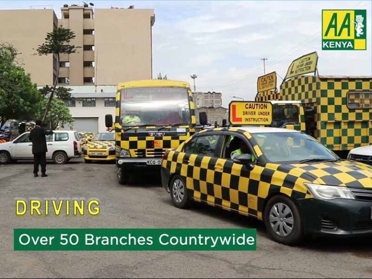 AA Kenya Driving School Branches