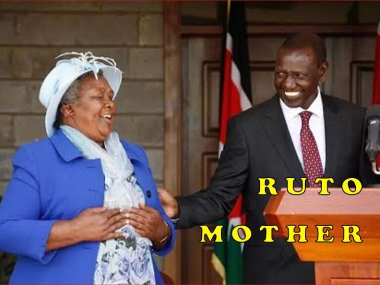 William Ruto Mother Photos