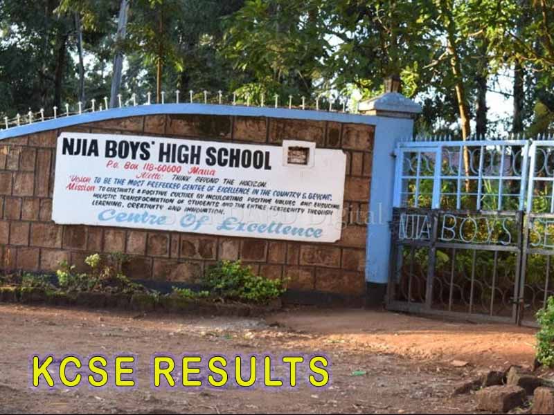 Njia Boys High School KCSE Result